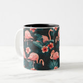 Tasse à deux couleurs, 325 ml Flamant rose (Devant gauche)