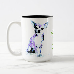 Tasse à deux tons 2 d'Aww Chiwawa