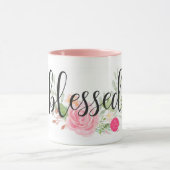 Tasse à deux tons bénie magnifique (Centre)