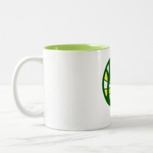 Tasse à deux tons d'Atheopaganism (Sy, mbol