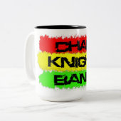 Tasse à deux tons de bande de chevalier du Tchad (Devant gauche)