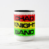 Tasse à deux tons de bande de chevalier du Tchad (Centre)