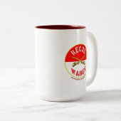 Tasse à deux tons de cavalerie américaine (Devant droit)