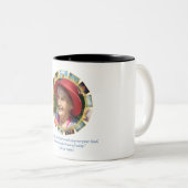 Tasse à deux tons de citation d'unité de Seena (Devant droit)