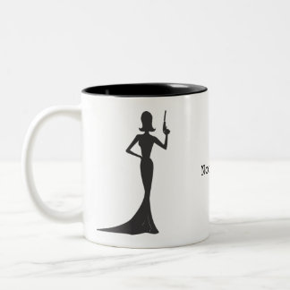 Tasse à deux tons de Femme Fatale