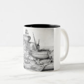 Tasse à deux tons de leurre de Longtail (Lori (Devant droit)