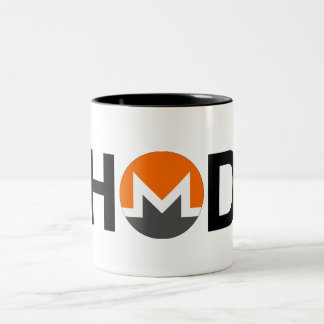 Tasse à deux tons de Monero de #HODL