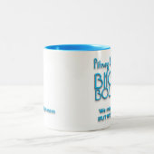 Tasse à deux tons de Righty de boutique de Bitchen (Centre)