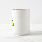 Tasse à deux tons de triangle jaune (Centre)