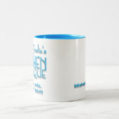 Tasse à deux tons gauchiste de boutique de Bitchen (Centre)