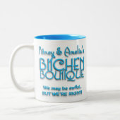 Tasse à deux tons gauchiste de boutique de Bitchen (Gauche)