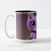 Tasse à deux tons pourpre de Kitty (Gauche)