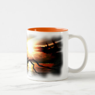 Tasse à deux tons "tandem"