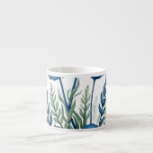 Tasse à espresso Boho Botanique, Mug de café éléga (Devant)