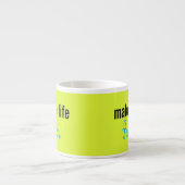 Tasse à expresso Amusez-vous dans la vie (Devant)