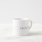 Tasse à expresso ARCHITECT / Noir (Devant droit)