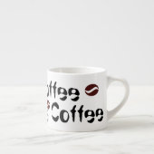 Tasse à expresso Big Words Funky Coffee Beans (Droite)