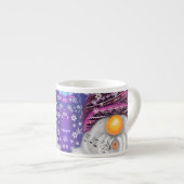 Tasse à expresso de lutin de Noël (Devant droit)