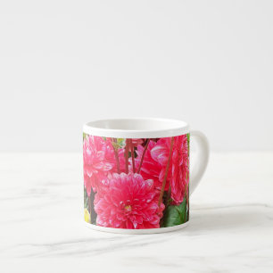 Tasse à expresso Deep Pink Dahlias
