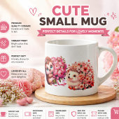 Tasse à expresso hérisson romantique mignonne – Co