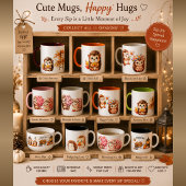 Tasse à expresso hérisson romantique mignonne – Co