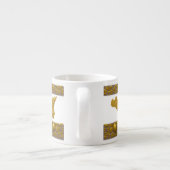 Tasse à expresso motif sicilien (Dos)