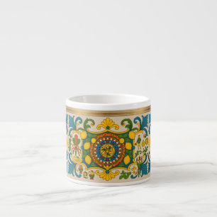 Tasse à expresso motif sicilien Sicilia