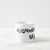 Tasse à expresso pour réinitialisation minimaliste (Devant)