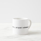 Tasse à expresso Vers espagnol (Devant droit)