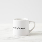 Tasse à expresso Vers espagnol (Droite)
