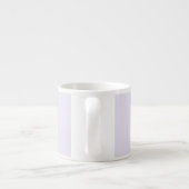 Tasse à expresso violet lavande pâle uni (Dos)