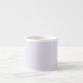 Tasse à expresso violet lavande pâle uni (Devant)