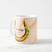 Tasse à fer à cheval Fleur Jaune (Devant gauche)