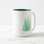 Tasse à feuillage persistant de vacances d'arbre (Devant droit)