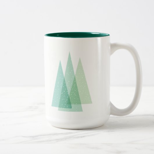Tasse à feuillage persistant de vacances d'arbre (Droit)