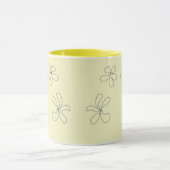 tasse à fleur jaune (Centre)