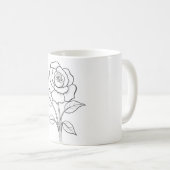 tasse à fleurs (Devant droit)