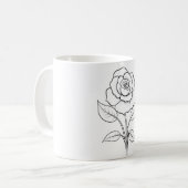 tasse à fleurs (Devant gauche)