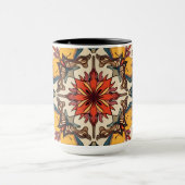 tasse à fleurs (Centre)