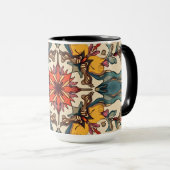 tasse à fleurs (Devant droit)