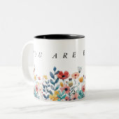 tasse à fleurs personnalisée (Devant gauche)
