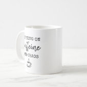 Tasse « À fond sur caféine et chaos » (Devant gauche)