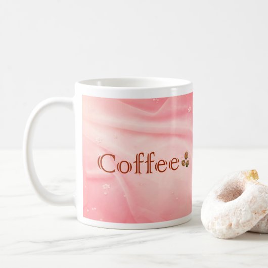 Tasse à gorgée rose (Avec donut)