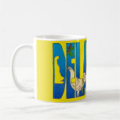 Tasse à grandes lettres de l'État du Delaware (Gauche)