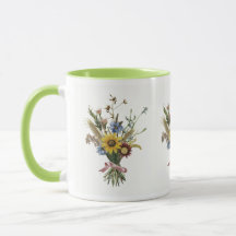 Tasse à impression florale