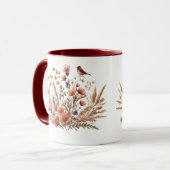 Tasse à impression florale (Devant gauche)