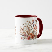 Tasse à impression florale (Devant droit)