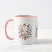 Tasse à impression florale (Gauche)