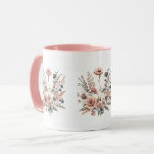 Tasse à impression florale (Devant gauche)