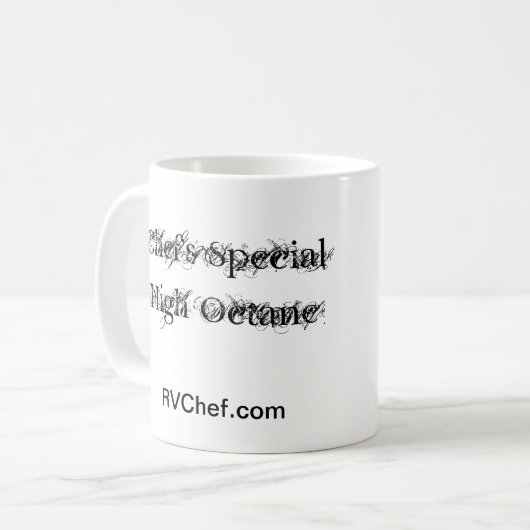 Tasse à indice d'octane élevé (Devant gauche)